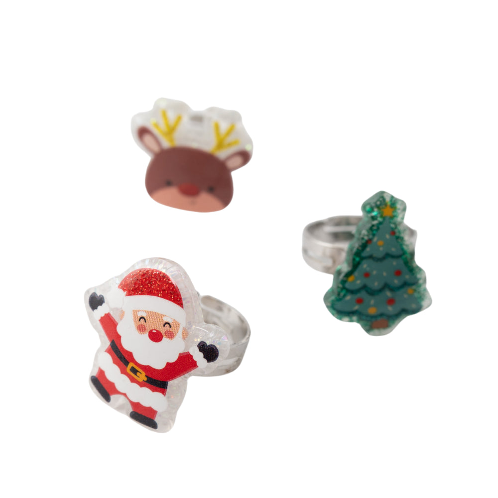 Kids 6pk Ring Set - FESTIVE